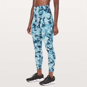 Lululemon Wunder Under Hi-Rise 7/8 Tight *Dual Shibori Full-On Luxtreme 25"